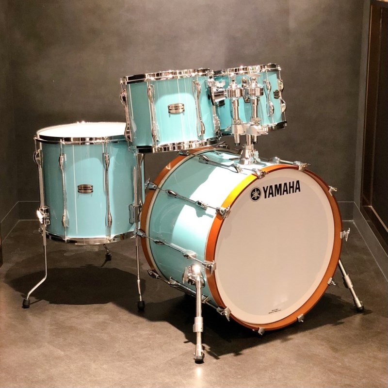 YAMAHA Recording Custom 4pc Drum Set SFG サーフグリーンの画像